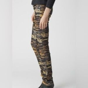 𝅺Isabel Marant Etoile tiger pants cropped dress bottom animal print y2k trouser
